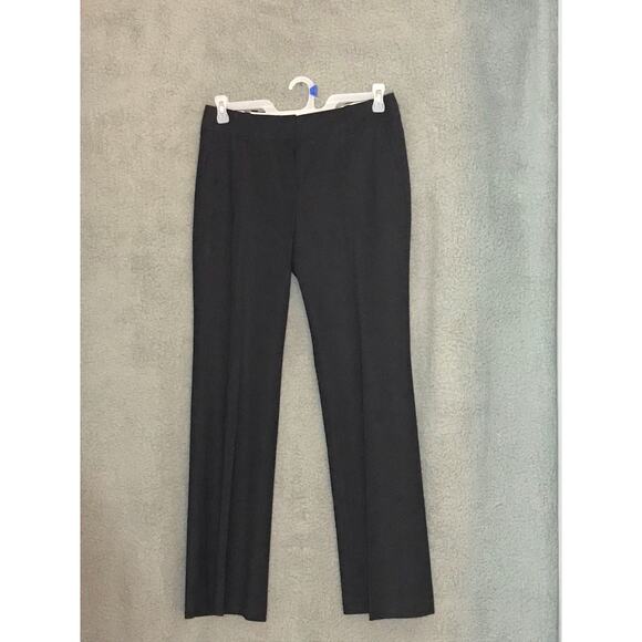Ann Taylor Black Dress Pants Size 6 Front & Back Pockets - Picture 1 of 3